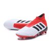 Adidas Predator FG Mujer Blanco Negro Rojo